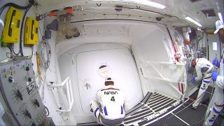 Hatch on Artemis II capsule closes as astronauts prepare for lunar mission