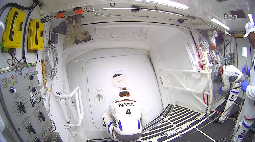 Hatch connected  Artemis II capsule closes arsenic  astronauts hole   for lunar mission