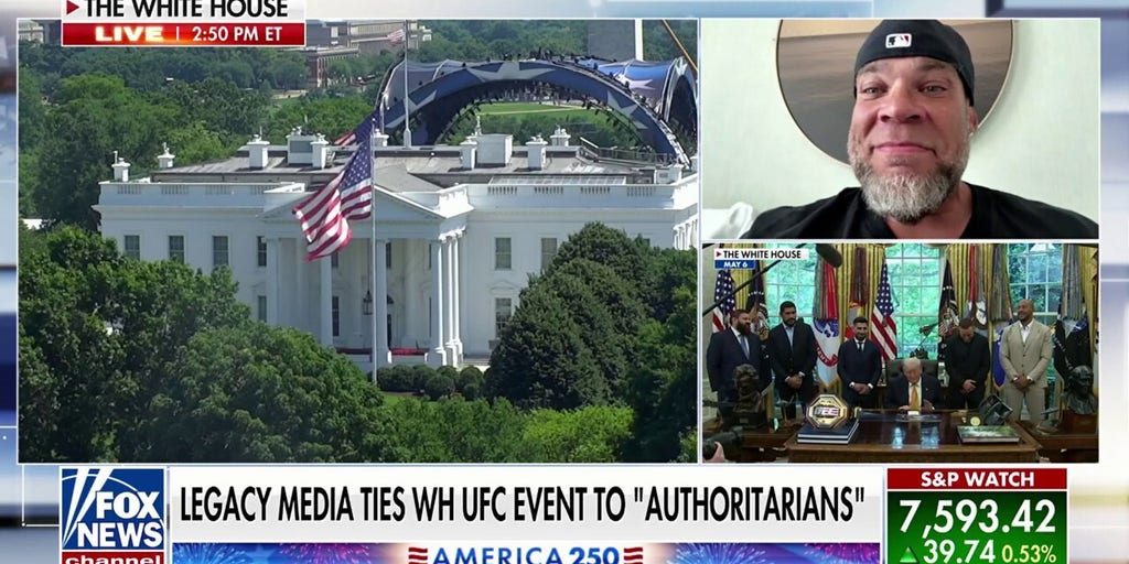 Legacy media melting down over White House UFC event