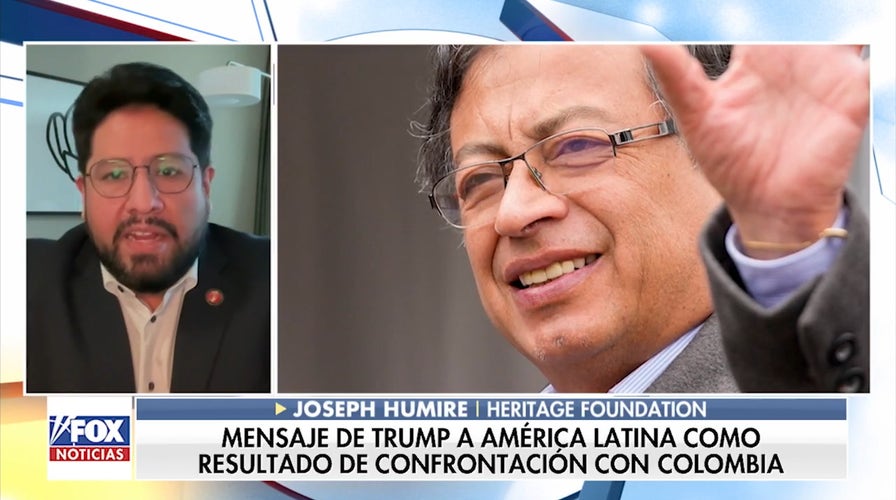 El presidente de Colombia cede ante el presidente Trump