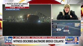 Witness describes Baltimore bridge collapse: 'I was in shock' - Fox News