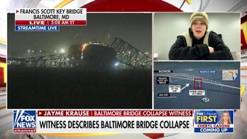 Witness describes Baltimore bridge collapse: 'I was in shock'