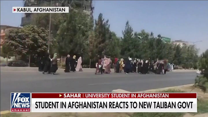 Afghan student on Taliban takeover: Group of 'savage puppets' trying to imprison women