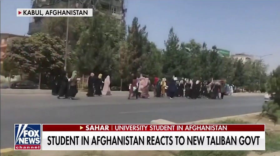 Afghan student on Taliban takeover: Group of 'savage puppets' trying to imprison women