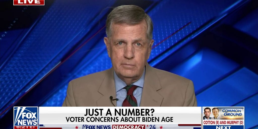 Biden is feeling the effects of his age Brit Hume Fox News Video