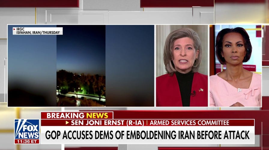 Sen. Ernst urges Biden to 'step up' against Iranian aggression after Israel's counterattack