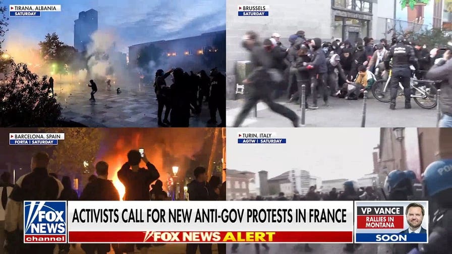 Protests spread across Europe as France braces for more unrest