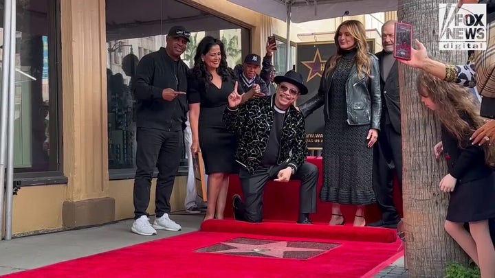 Ice-T sees his star on the Hollywood Walk of Fame 