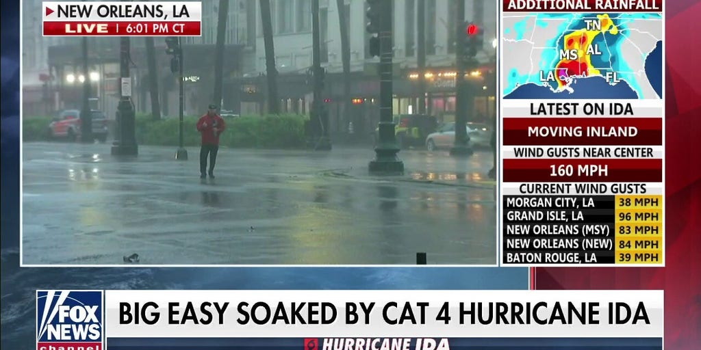 Power outages reported in New Orleans as Hurricane Ida slams southwest Fox News Video
