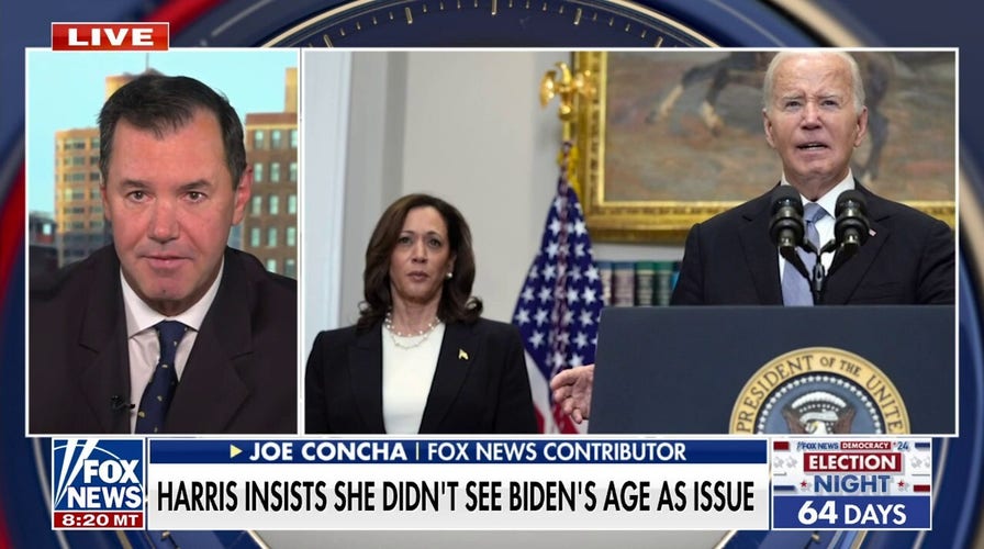 Joe Concha gives Dana Bash a D- for Harris interview