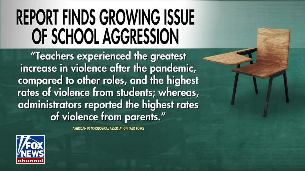 Lucas Tomlinson details America's growing school aggression crisis