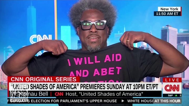 CNN host shows off pro-choice shirt after President Biden signs EO on abortion rights