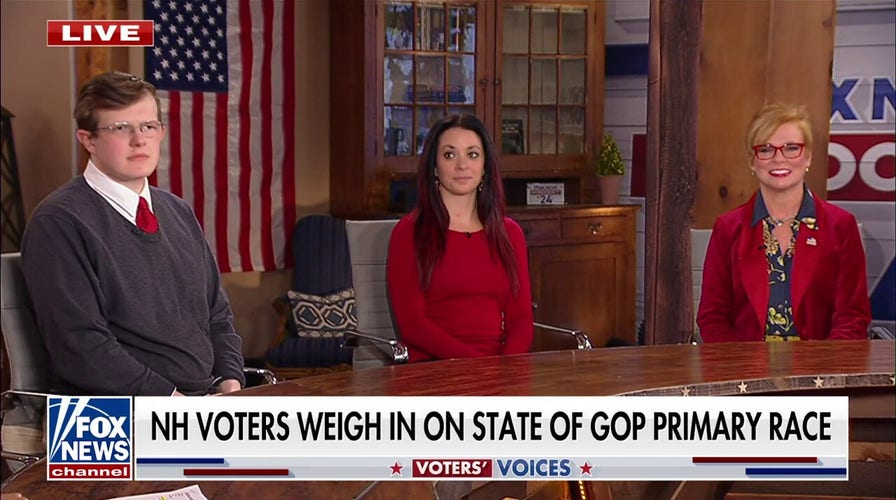 New Hampshire voters speak about candidates as primary polls open