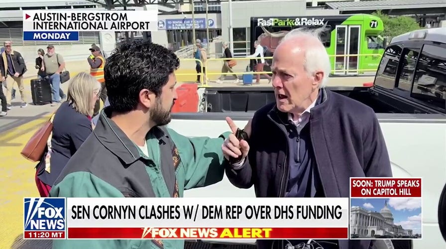 Cornyn responds to Dem after viral confrontation: 'They want to hold these people hostage!'