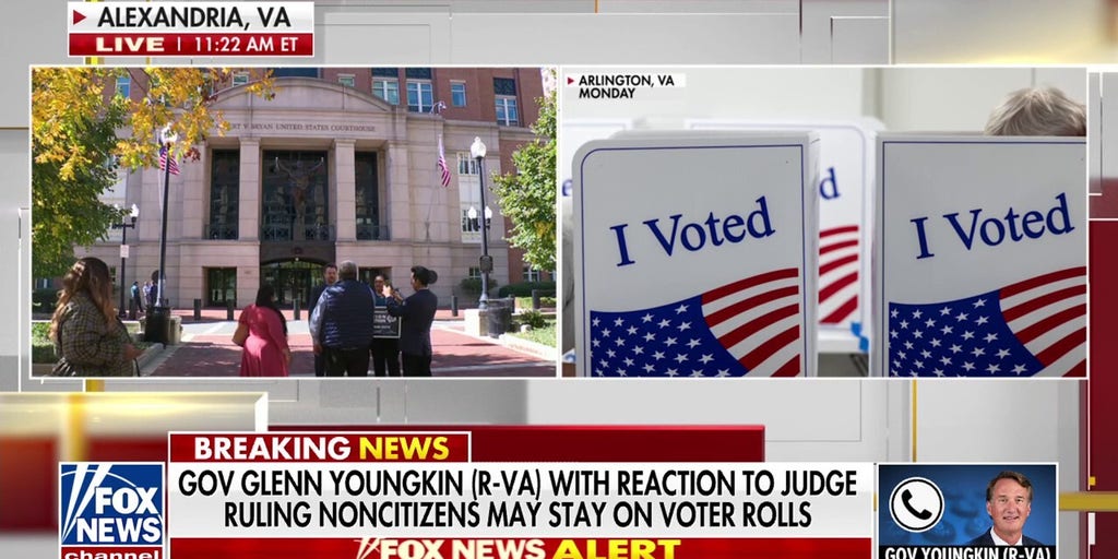 Virginia governor reacts to judges ruling stopping state from removing citizens from voter rolls Fox News Virginia governor reacts to judges ruling stopping state from removing citizens from voter rolls Fox News