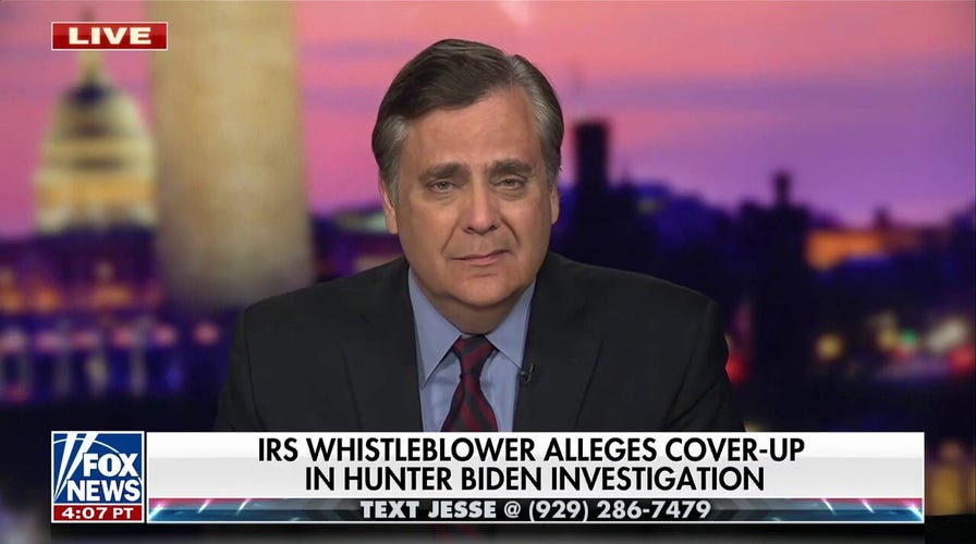 IRS whistleblower allegations in Hunter Biden probe are 'extremely serious': Jonathan Turley