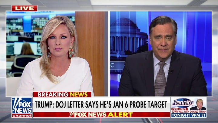 Trump's target letter from the DOJ may indicate a coming indictment: Jonathan Turley