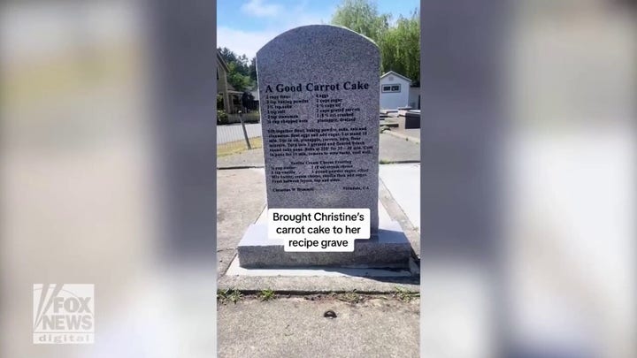 Woman makes recipes found on gravestones across the country