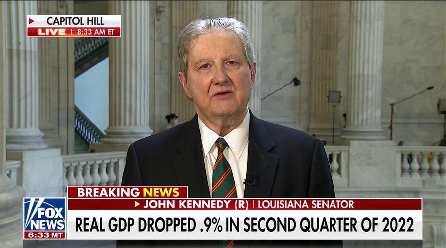 John Kennedy torches overspending as GDP report signals recession
