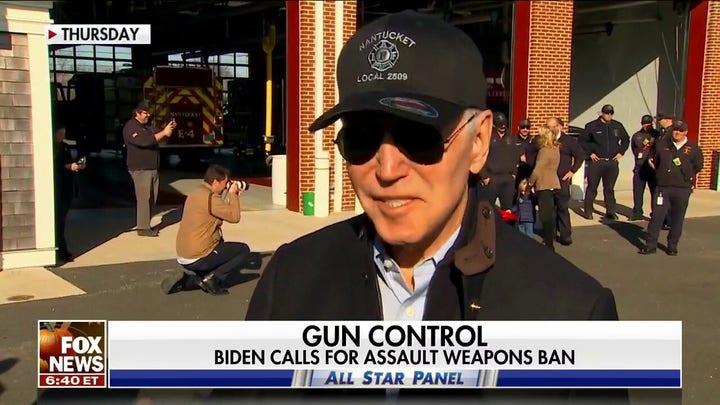 Biden calls for more gun control as GOP sets to take House