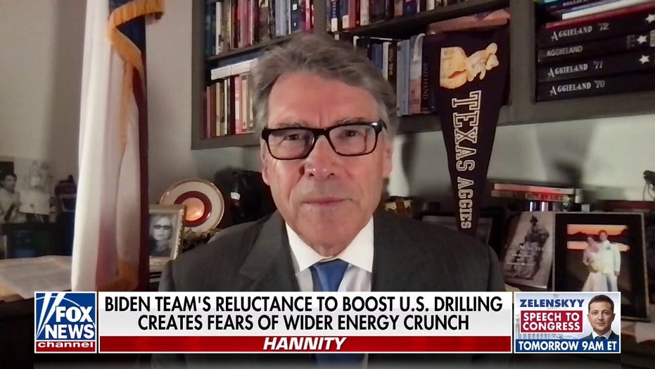 Biden putting America ‘in jeopardy’ with focus on climate change: Rick Perry
