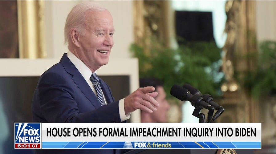 House Republicans launch official impeachment inquiry against Biden