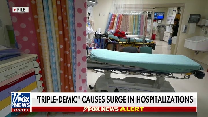 Hospitals battling 'triple-demic' as cases of flu, COVID, RSV surge