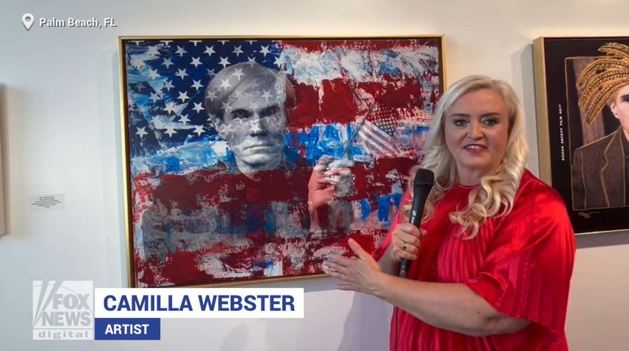 Florida artist's patriotic Andy Warhol piece featured at popular