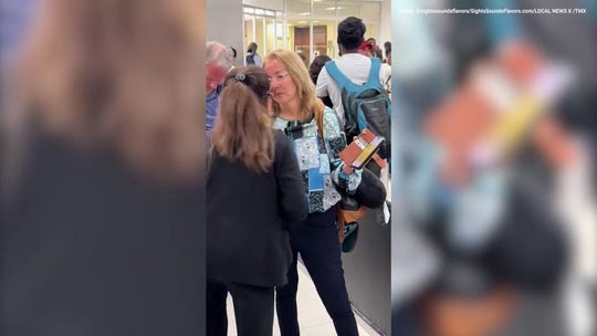 Spirit employee seen cursing at passenger during altercation at Florida airport