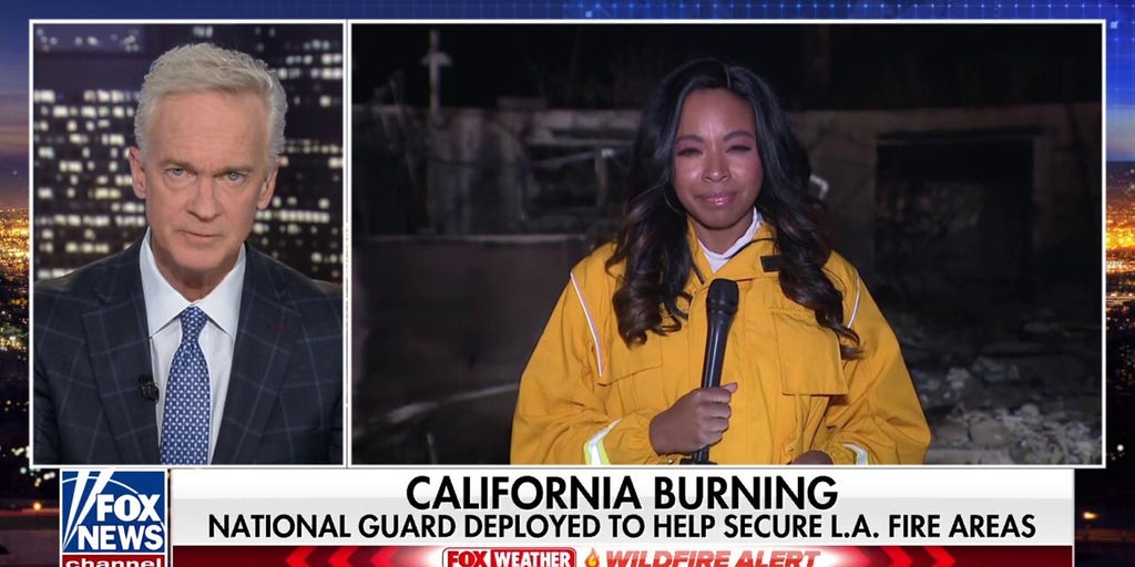 National Guard working round the clock to help fire devastated areas in CA