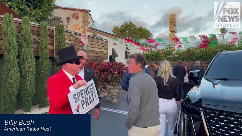 Comedian Adam Carolla, radio personality Billy Bush show up to Spencer Pratt watch party