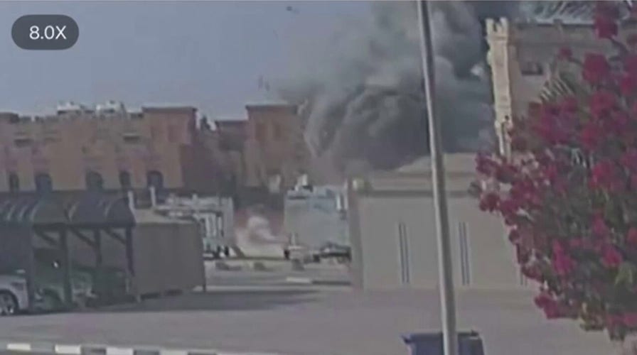 Video captures moment Israeli airstrike hit Doha, Qatar