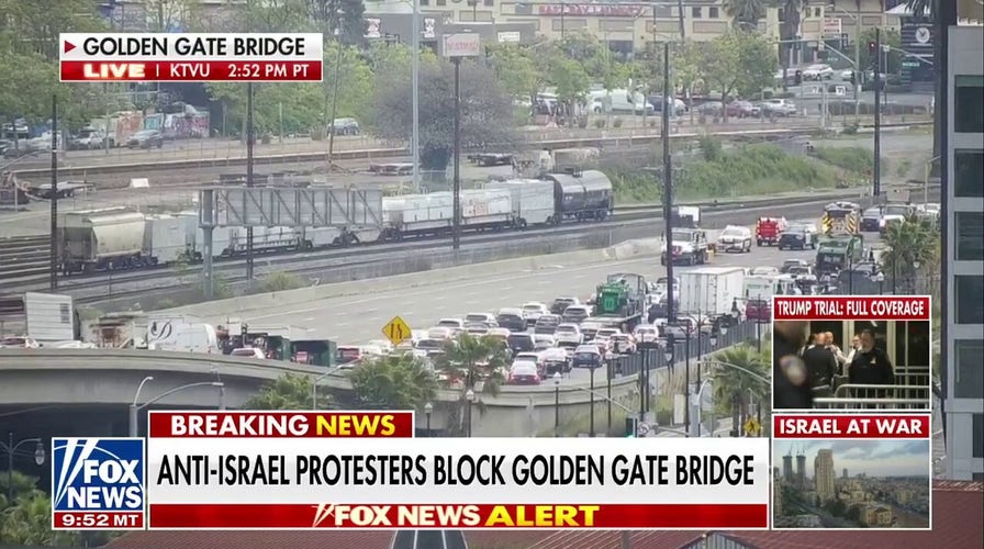 Anti-Israel agitators block Golden Gate Bridge