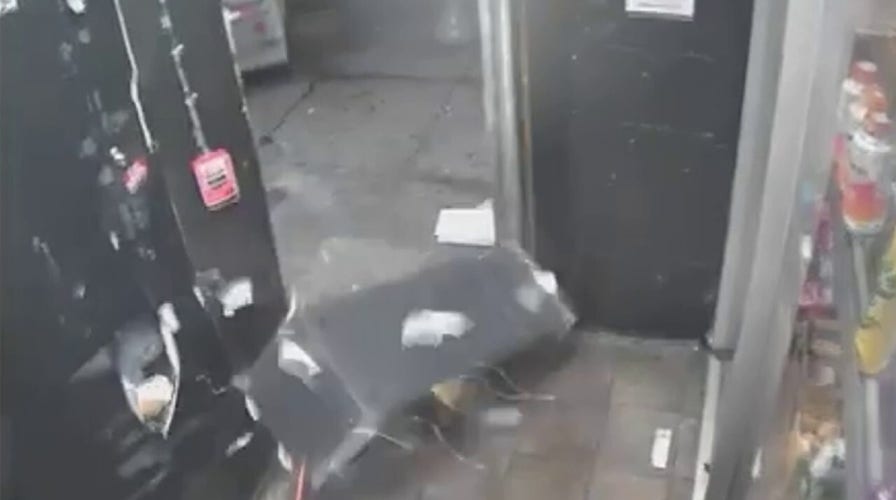 Philadelphia thieves use stolen U-Haul to yank ATM from grocery store
