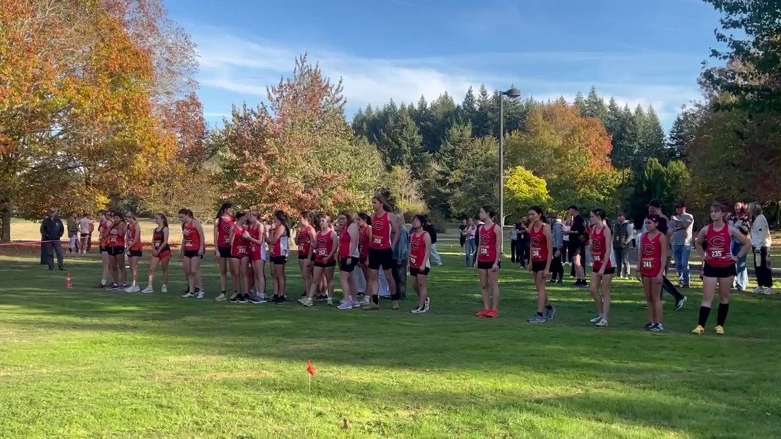 Washington state girls walk off cross country meet to protest male athlete