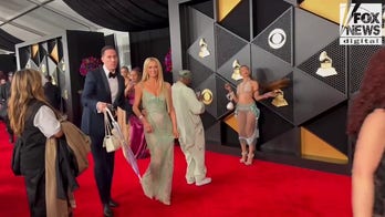 Paris Hilton on the 2024 Grammys red carpet
