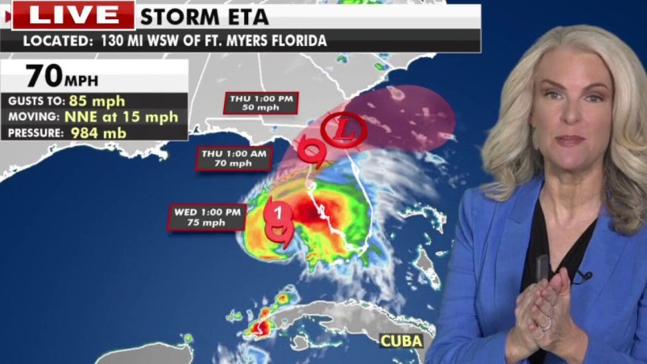 Eta Weakens To Tropical Storm As It Takes Aim At Florida S West Coast Fox News