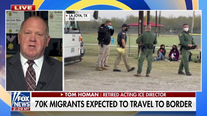 Tom Homan on border policy: 'The Biden administration has proven there is no deterrence' 