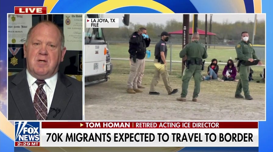 Tom Homan on border policy: 'The Biden administration has proven there is no deterrence' 