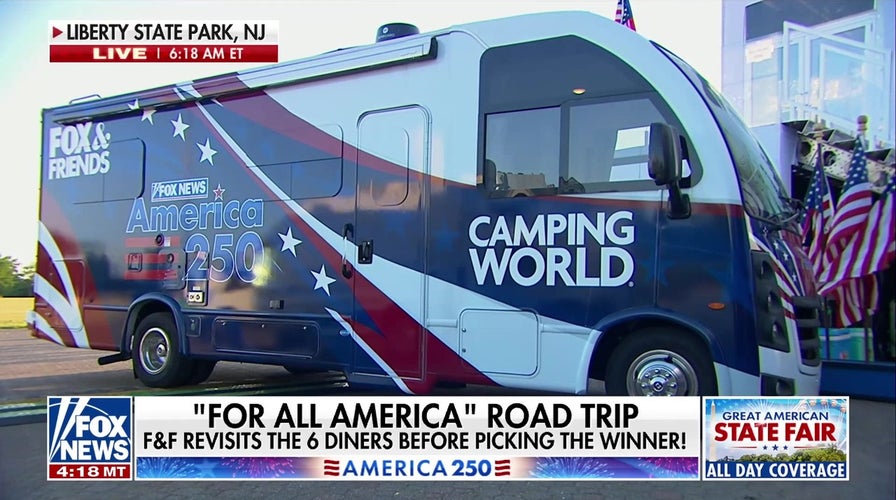 Fox & Friends recaps 'For All America' road trip before RV giveaway