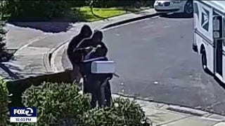 California postal worker robbed by masked assailants in attack caught on surveillance video - Fox News
