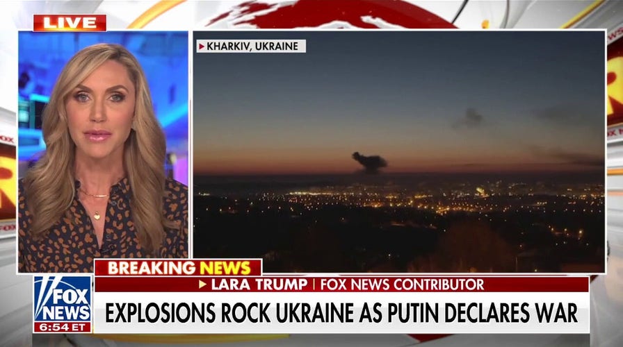 Lara Trump says Biden portraying weakness on the world stage