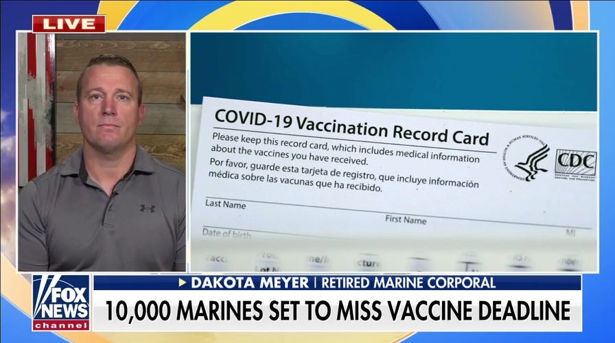 Retired colonel says 10,000 marines set to miss vaccine deadline due by Biden admin misinformation