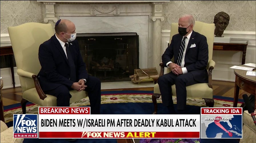 Biden meets with Israeli prime minister following deadly Kabul attack
