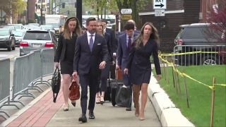 Karen Read arrives for the first day of opening statements in her retrial