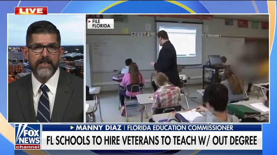 Florida encourages veterans to fill teacher vacancies at schools