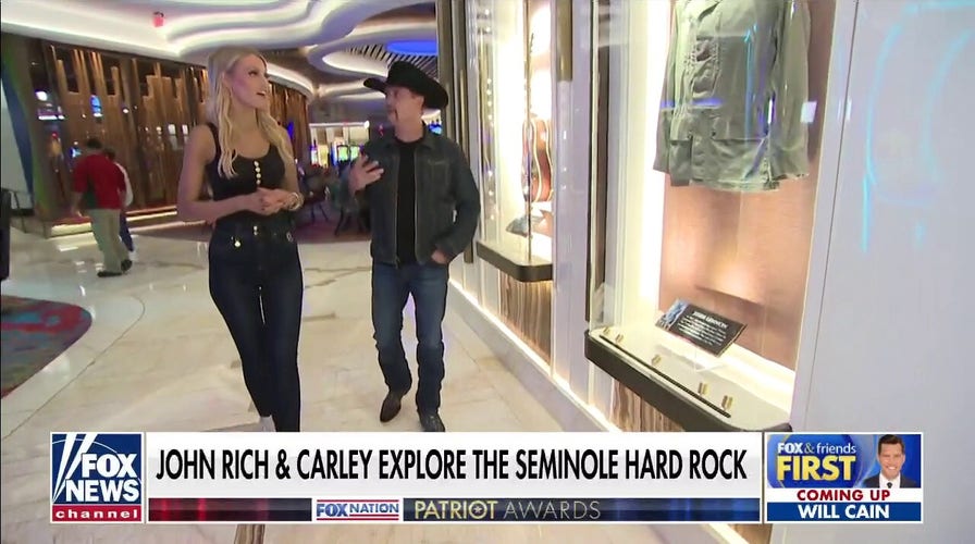 John Rich and Carley Shimkus tour the Seminole Hard Rock