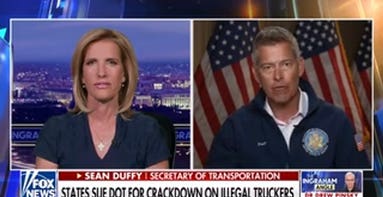 Sean Duffy outraged after multiple blue states sue DOT over illegal migrant trucker crackdown