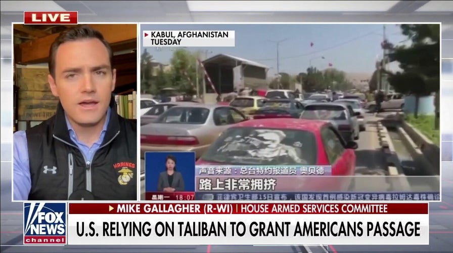 Rep. Gallagher: America is dependent upon the goodwill of the Taliban