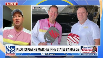 Pilot aiming to break pickleball world record